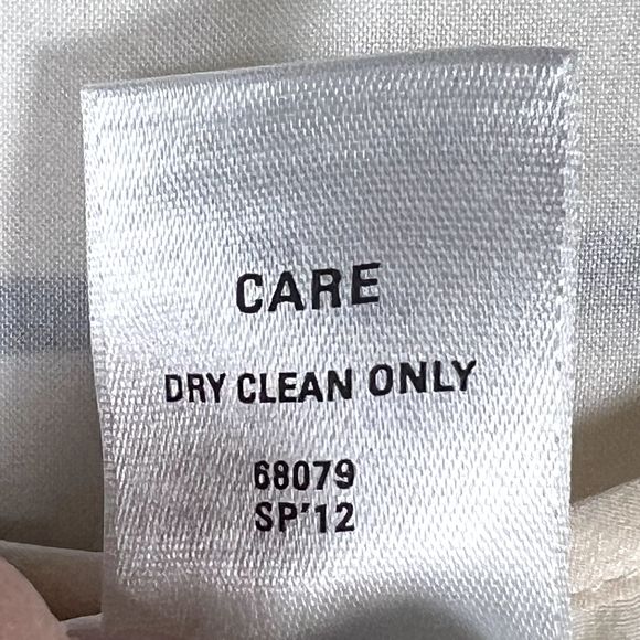 Madewell Broadway & Broome Sz 8 Sleeveless Dress 100% Silk Black, White Stripes - Picture 12 of 16